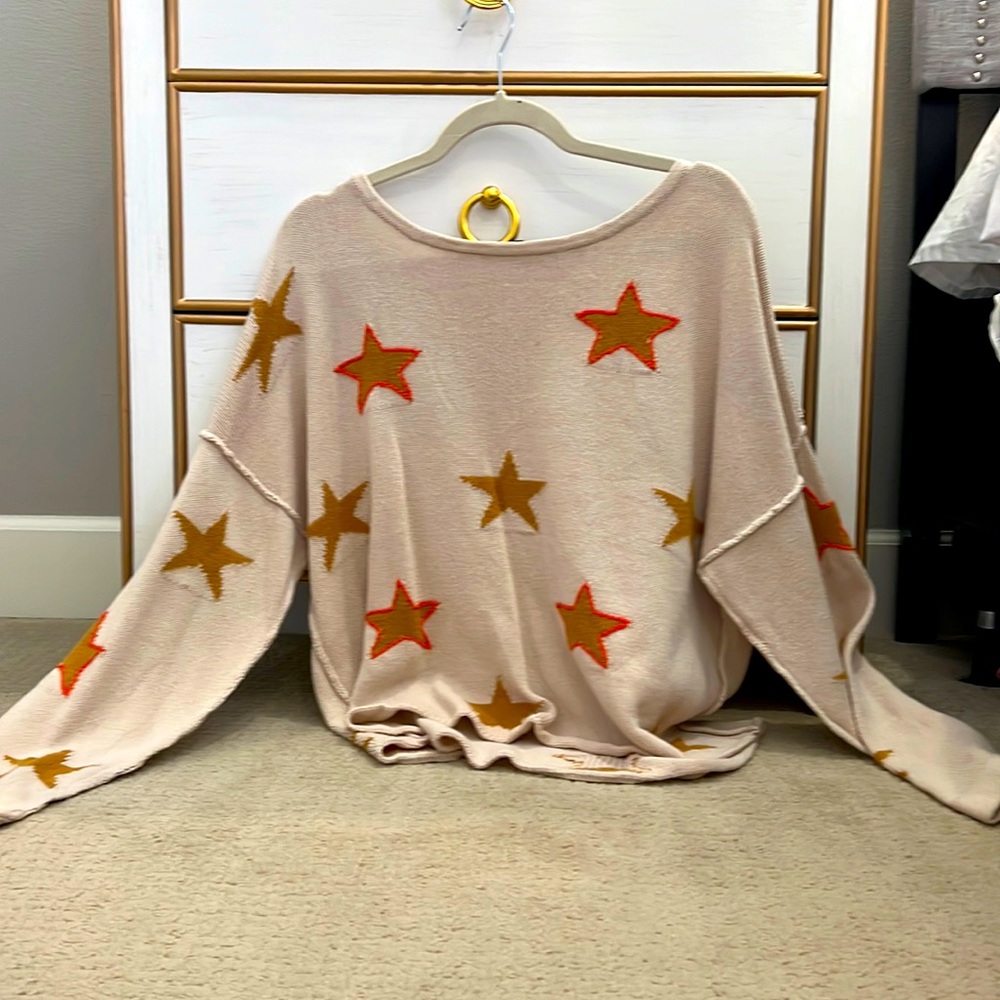 Super cute star sweater!!
